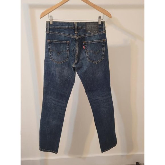 511 Levi's Slim Straight Fit Blue Jeans 29x32 - Picture 2 of 7